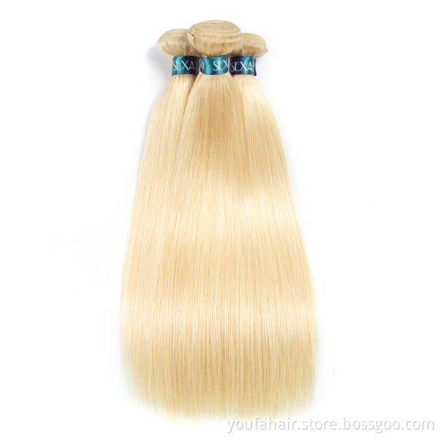 Raw European Natural 613 Blonde Cuticle Aligned Brazilian Virgin Human Hair Piece HD Lace Frontal Thin Swiss HD Lace Closure
